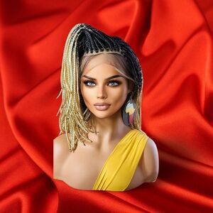 Custom Braided Wig Short Hair